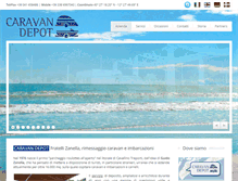 Tablet Screenshot of caravandepot.com